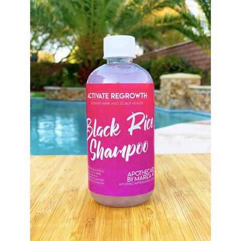 Activate Regrowth - Black Rice Shampoo - Apothecary By Mariza