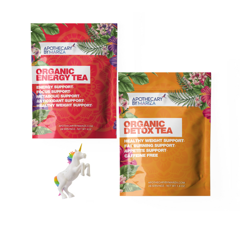 Detox and Energy Tea Bundle - FREE Magical Unicorn Tea Steeper!