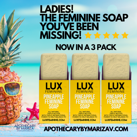 Pineapple Luxury Feminine Soap 3 Pack