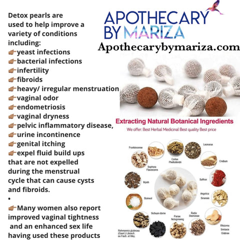 Yoni Detox Pearls - Apothecary By Mariza